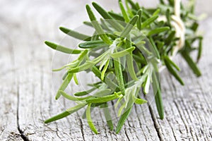 Fresh rosemary (Rosmarinus officinalis)