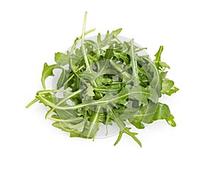 Fresh rucola leaves