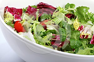 Fresh salad in a bowl