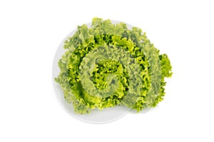 Fresh salad isolated on white