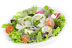 Fresh salad with vegetables