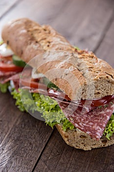 Fresh Salami Baguette