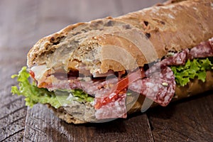 Fresh Salami Baguette