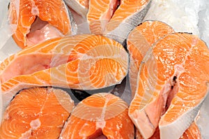 Fresh salmon fillet