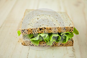 Fresh sandwich made from wholewheat of various seeds and multigr