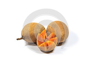 Fresh sapodilla fruit