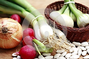 Fresh seasonal vegetables