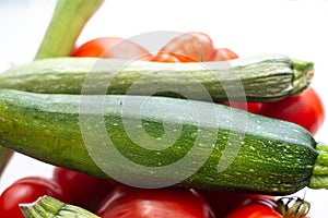 Fresh seasonal vegetables grown in the garden