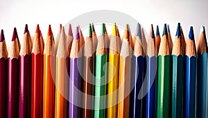 a fresh set of colored pencils