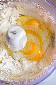 Fresh sheep romanian urda and eggs