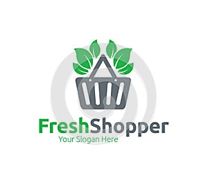 Fresh Shopper Logo Template