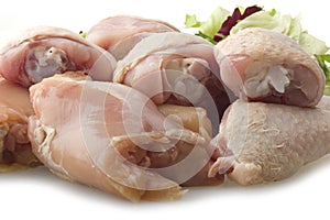 Fresh skinless chicken