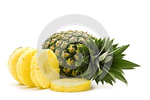 Fresh slice pineapple photo