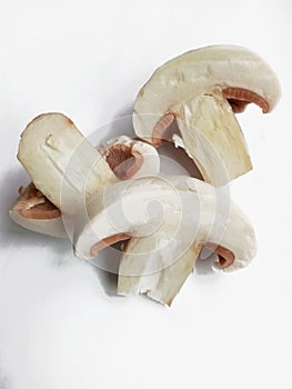 fresh sliced mushrooms. champignons, ingredients for cooking