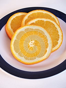 Fresh sliced Orange