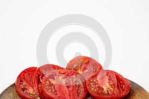 Fresh sliced tomatoes