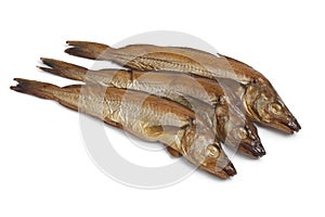 Fresh smoked whiting fish