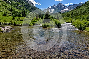 Spring at Maroon Creek photo