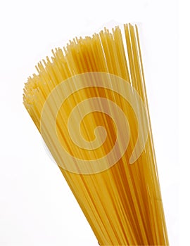 Fresh spaghetti bunch portion.