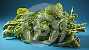 fresh spinach leaves HD 8K wallpaper stock photographic image