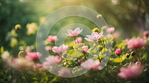 Fresh Spring bokeh background