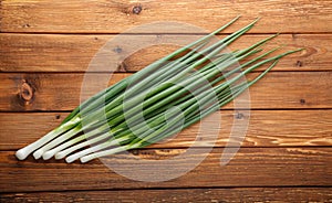 Fresh spring onions