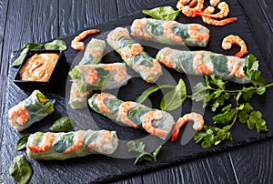 Fresh Spring Roll, Vietnamese Rice Paper Rolls