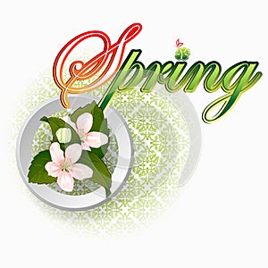 Fresh Spring scene background