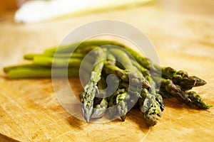 fresh steamed asparagus