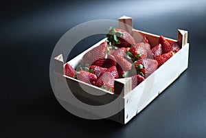 Fresh strawberries box