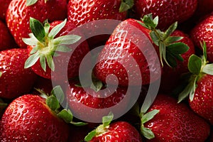 fresh strawberries close-up