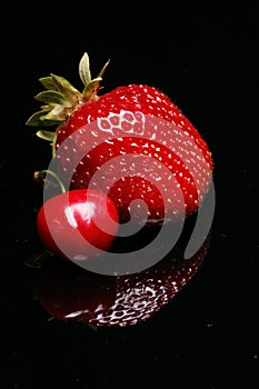Fresh Strawberry and Cherry