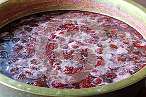 Fresh strawberry jam