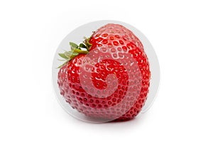 Fresh strawbery on white background