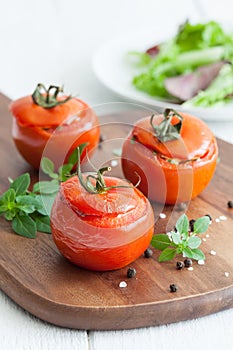 Fresh stuffed tomatoes
