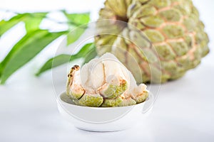 Fresh sugar apple fruitCustard Apple,sweetsop photo