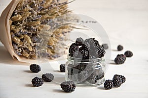 Fresh summer blueberry photo