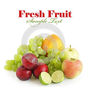 Fresh summer fruit