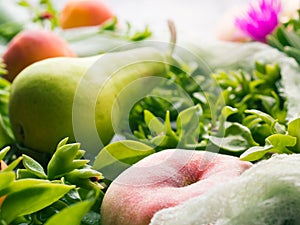 Fresh summer fruit concept still life