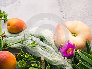 Fresh summer fruit concept still life