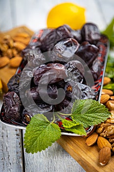 Fresh sweet dates fruit