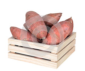 Fresh sweet potatoes