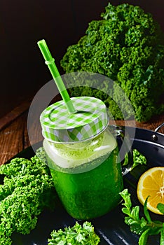 Kale smoothie photo