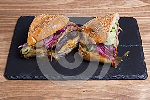 Fresh tasty sandwich