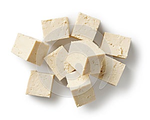 fresh tofu cheese cubes