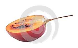 Fresh tomarillo fruit isolated on white background