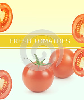Fresh tomatioes poster
