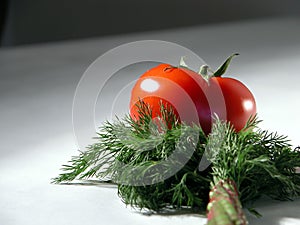 Fresh tomato and dill 2