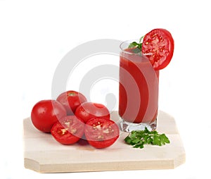 Fresh tomato juice