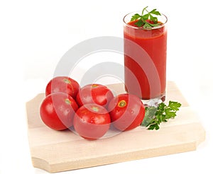 Fresh tomato juice